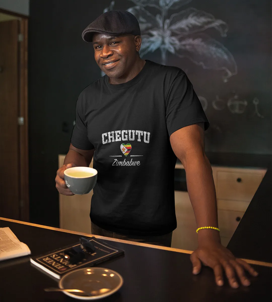 1sttheworld T-Shirt - Chegutu Zimbabwe T-Shirt Black A35