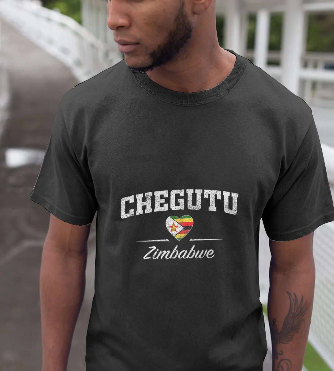 1sttheworld T-Shirt - Chegutu Zimbabwe T-Shirt Black A35