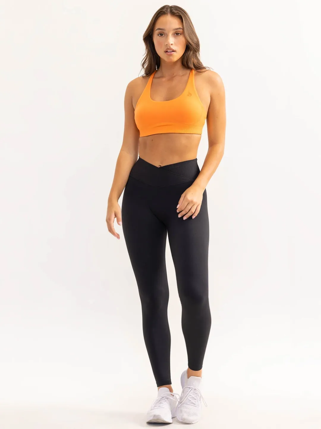 Activate Cross Over Scrunch Leggings | Black