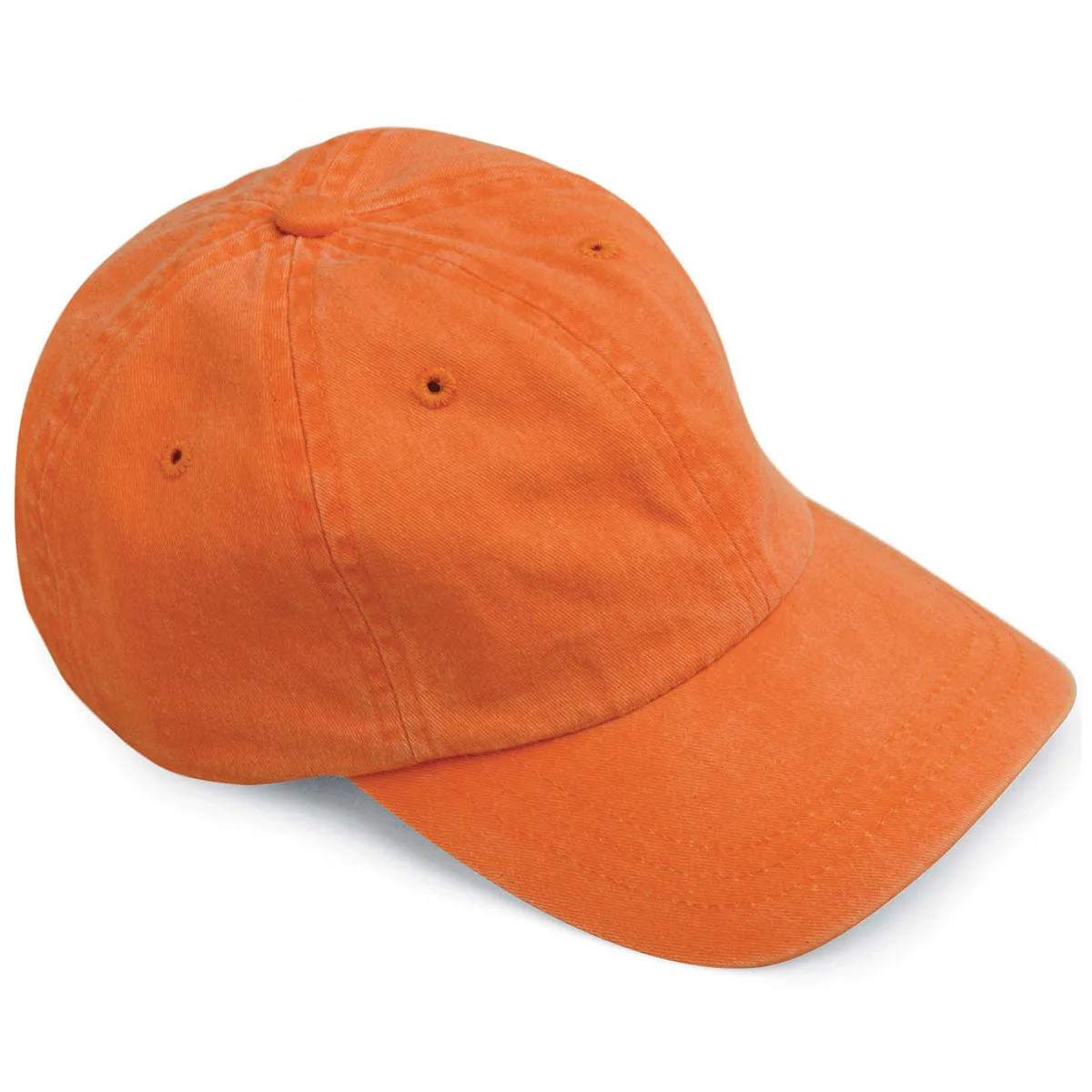 Adams Tangerine 6 Panel Low-Profile Washed Pigment-Dyed Cap