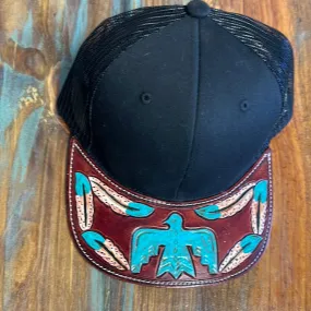 American Darling Tooled Thunderbird Hat