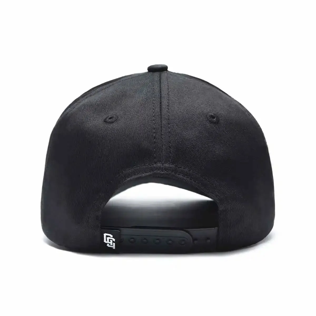 Angry Golfer Black SnapBack Golf Hat - Curved Brim