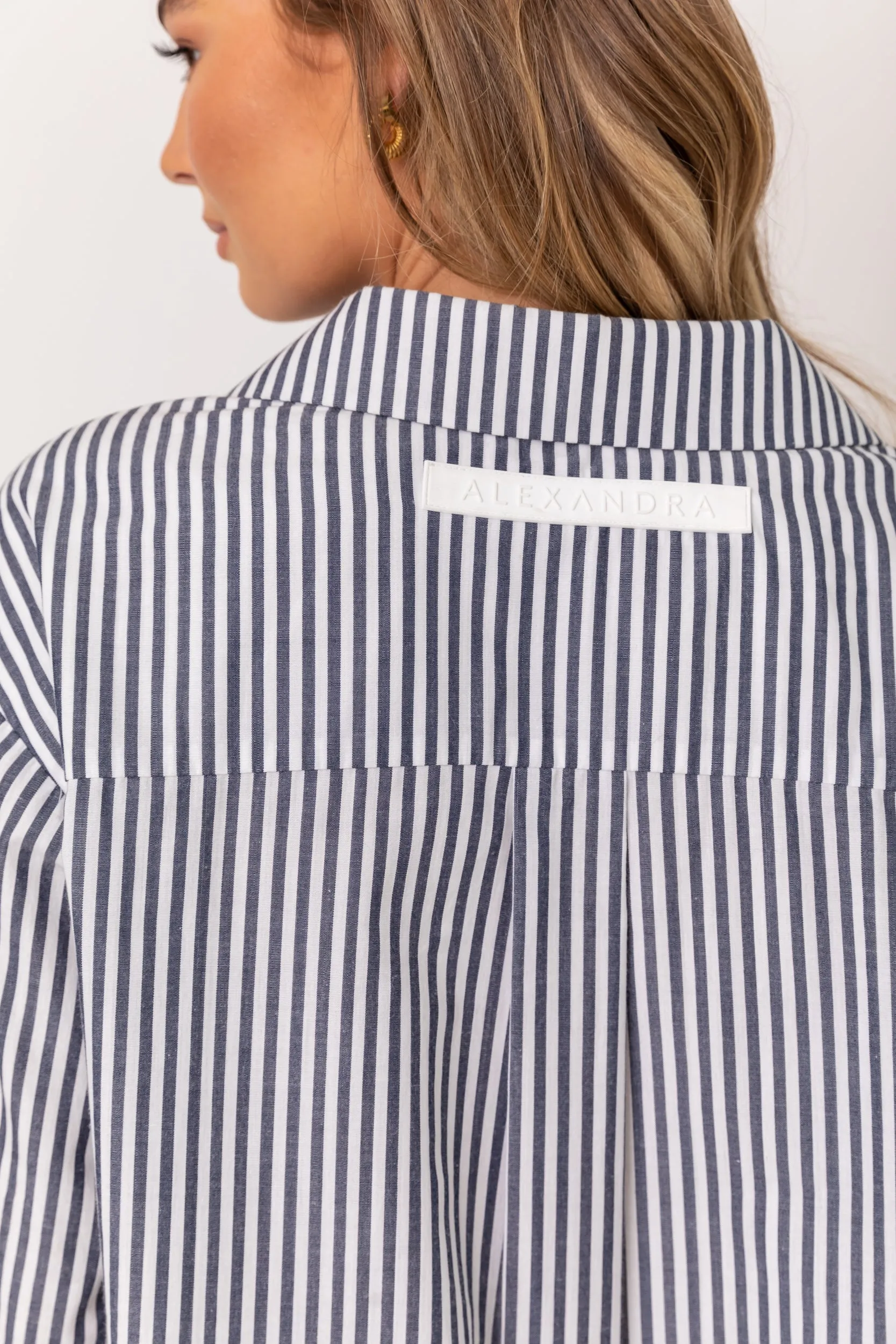 AUSTIN Navy Stripe