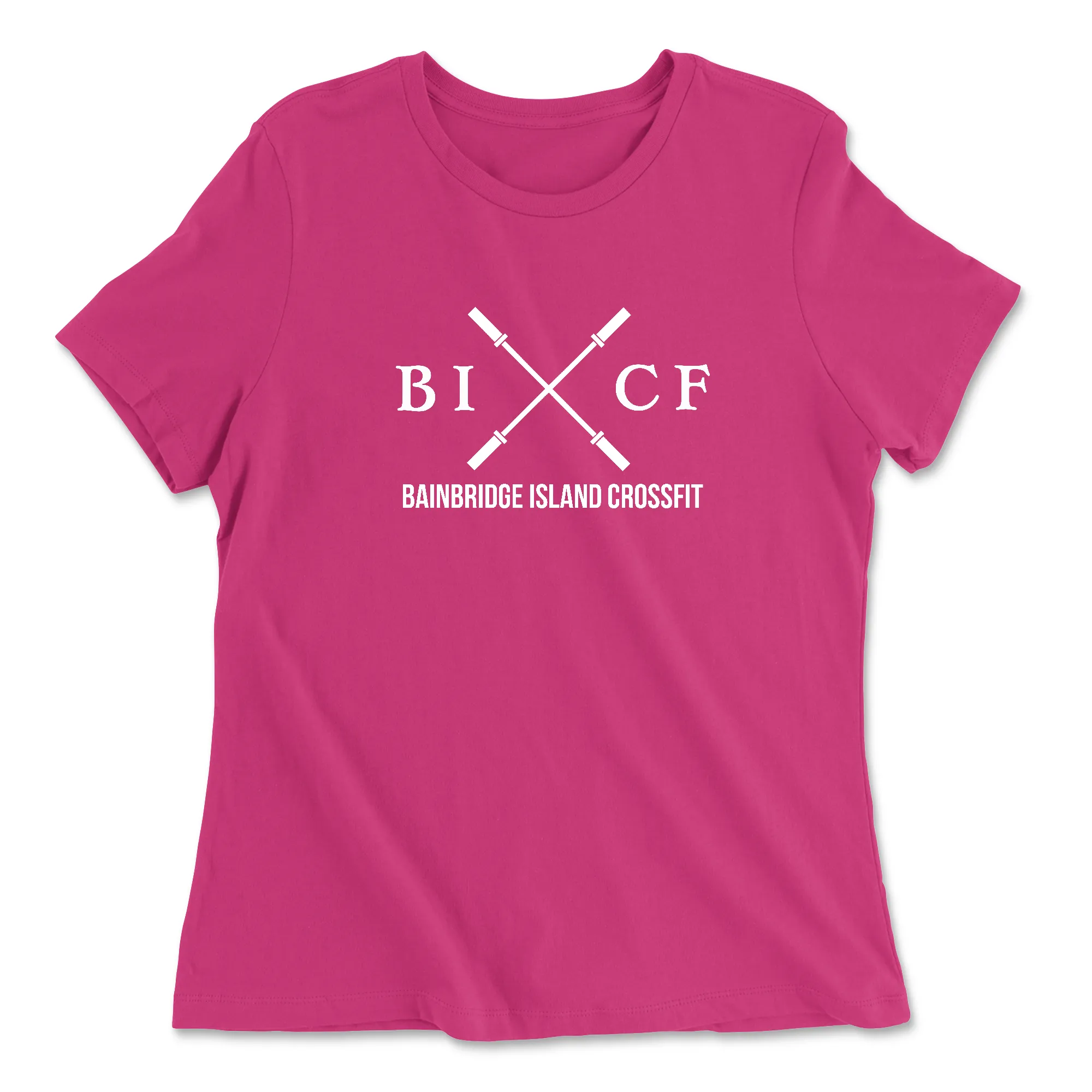 Bainbridge Island CrossFit BICF Womens - Relaxed Jersey T-Shirt