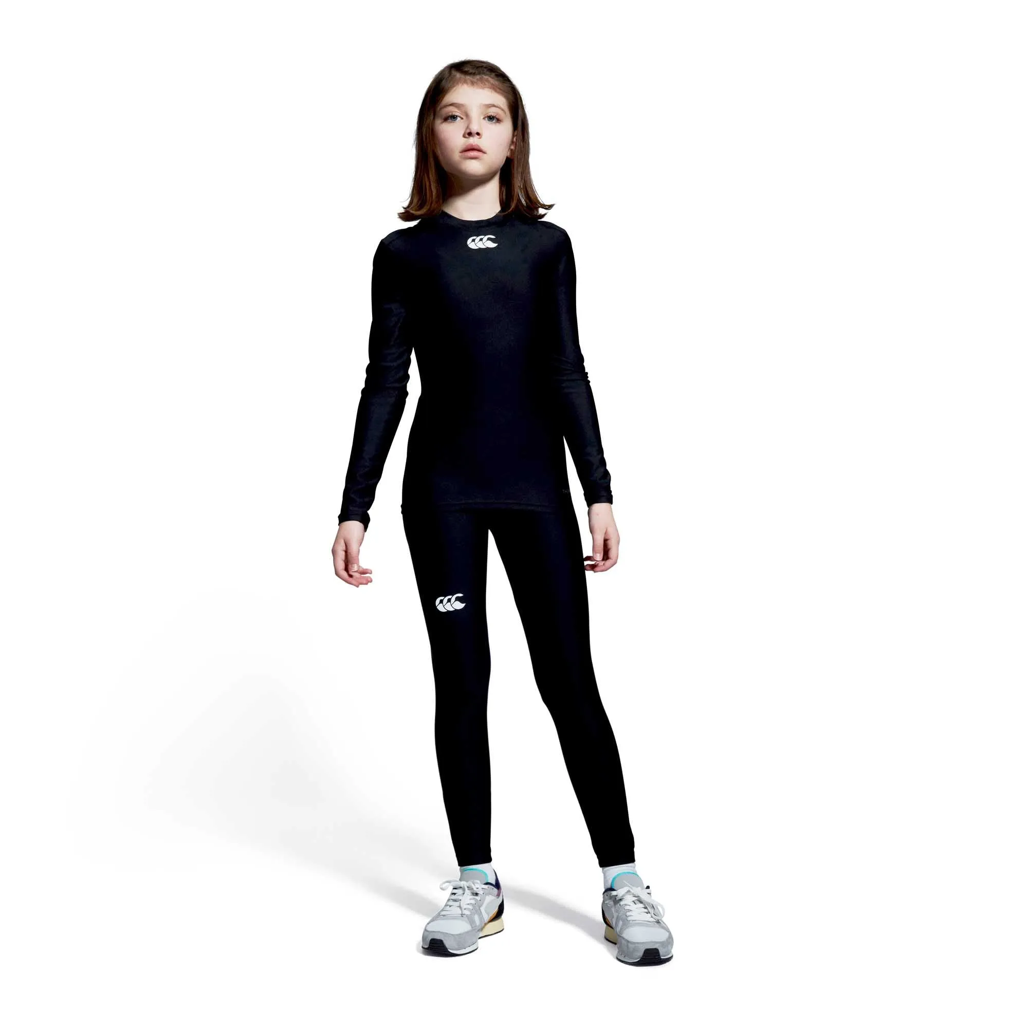 Canterbury Kid's Thermoreg Compression Leggings - Black