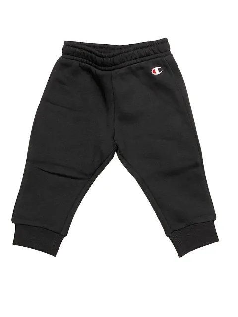 Champion infant tracksuit crew neck sweatshirt trousers with cuff 4404504 KK001 nbk black