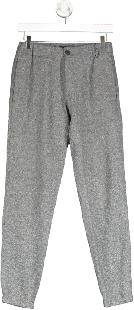 Club Monaco Grey Wool Blend Trousers UK XS