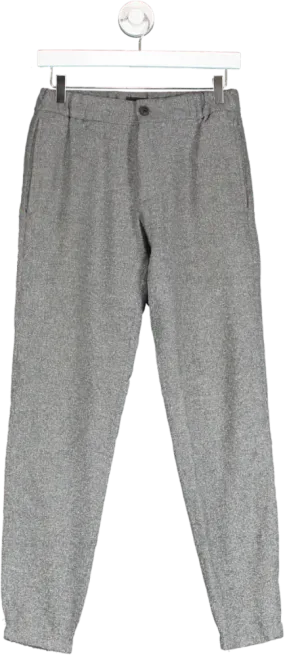 Club Monaco Grey Wool Blend Trousers UK XS