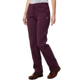 Craghoppers CWJ1072 Ladies Kiwi Pro Stretch Trousers Winterberry