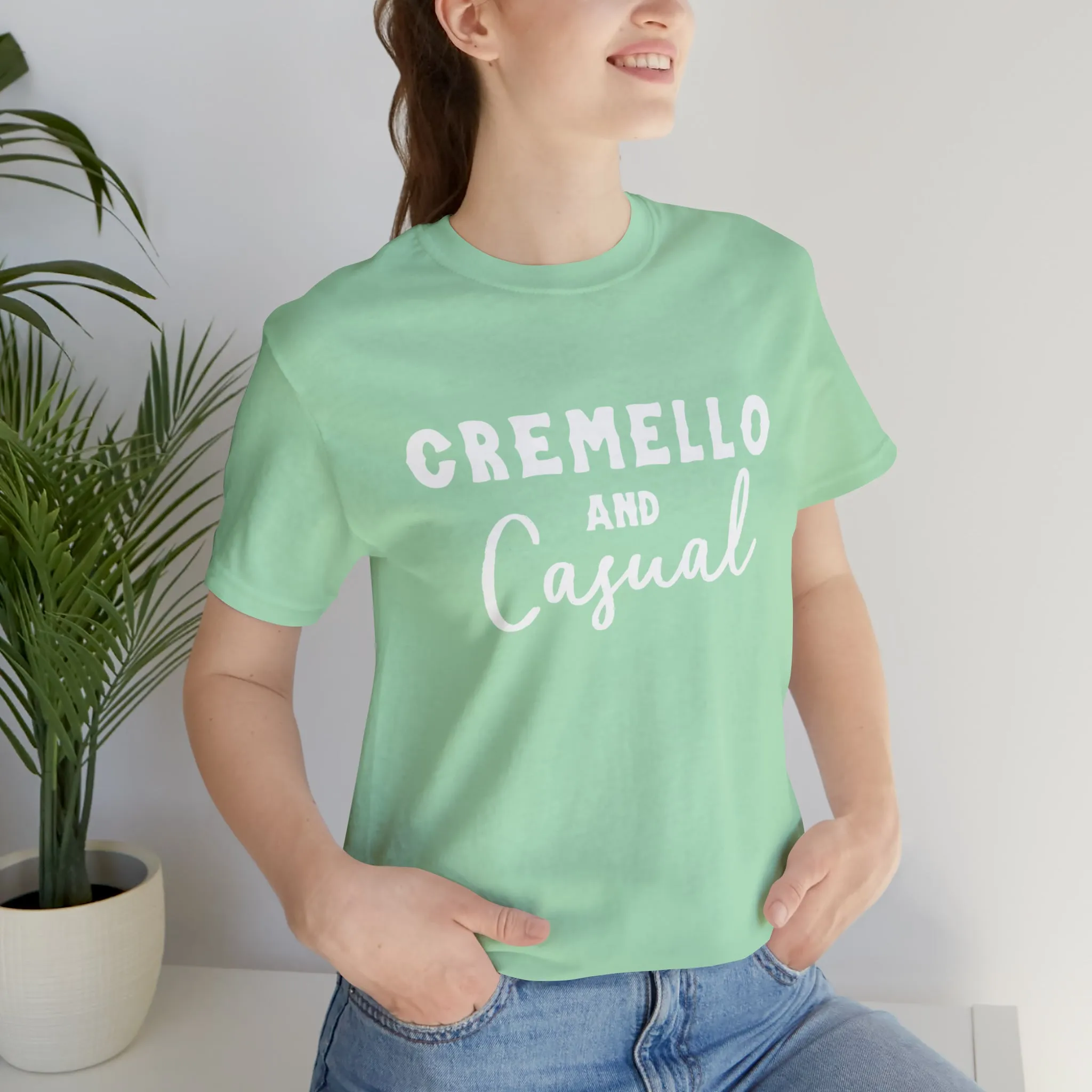 Cremello & Casual Short Sleeve Tee