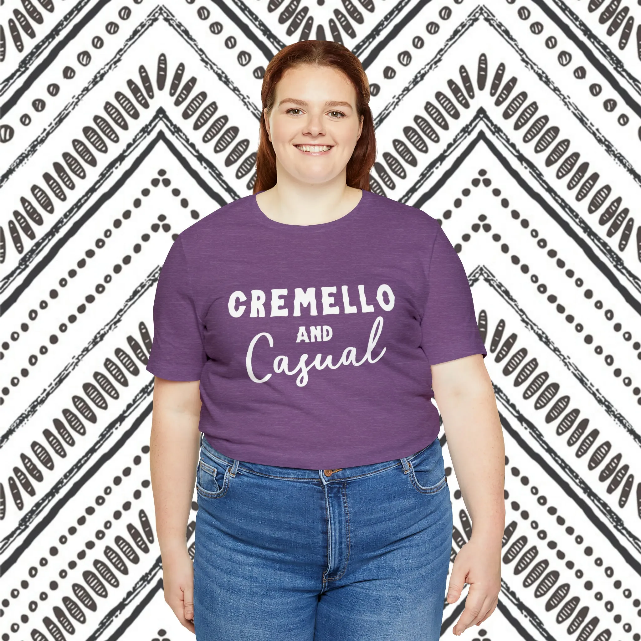 Cremello & Casual Short Sleeve Tee