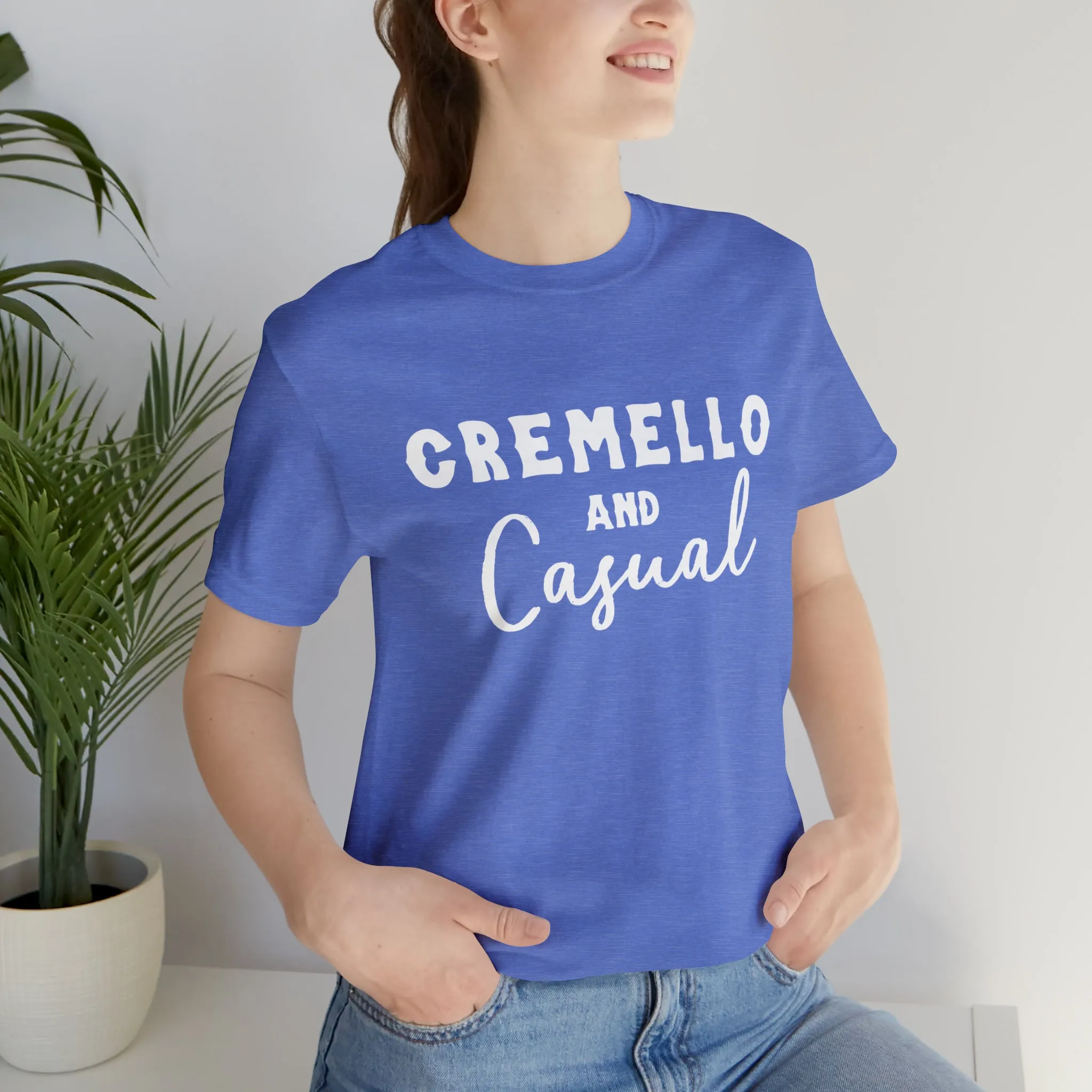 Cremello & Casual Short Sleeve Tee