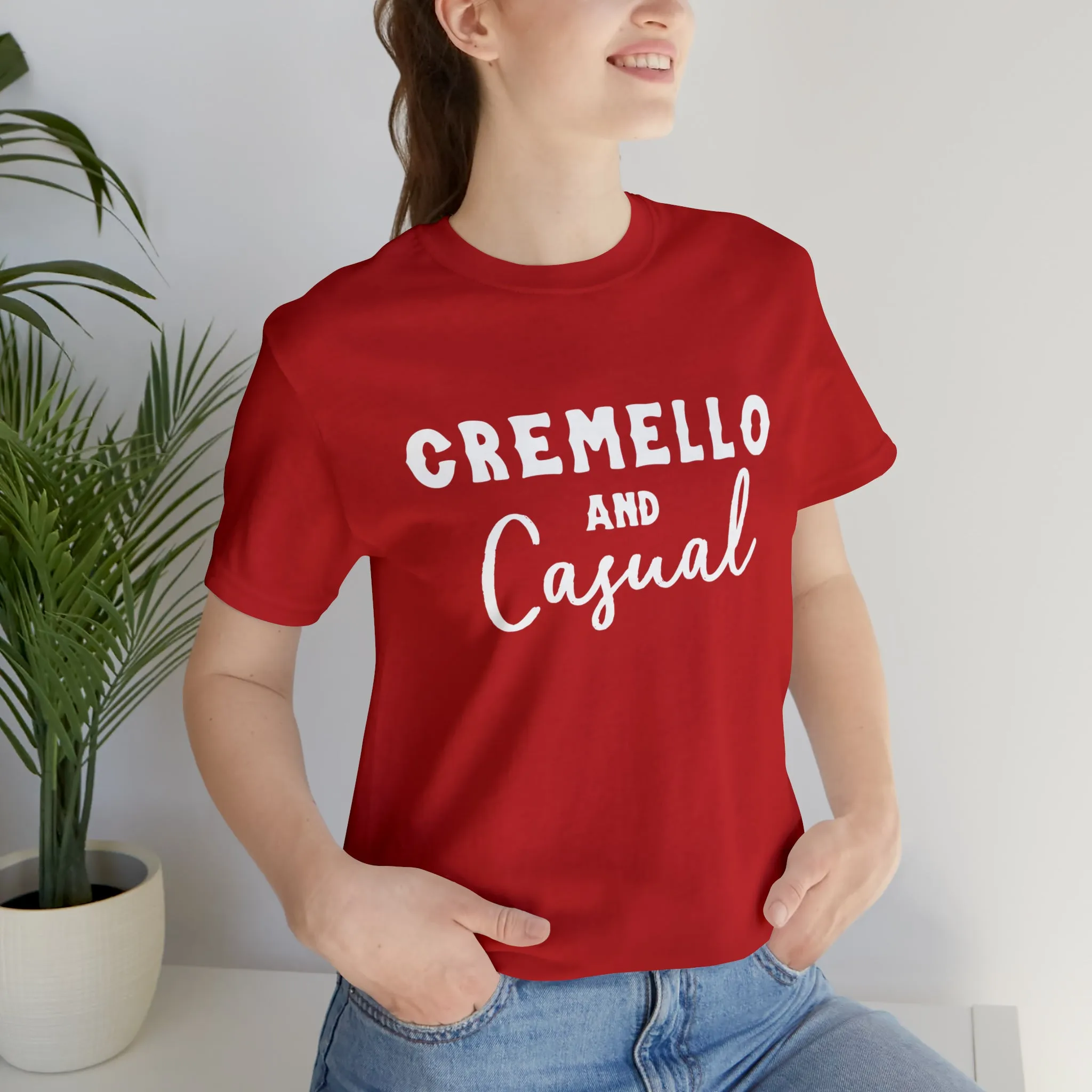 Cremello & Casual Short Sleeve Tee