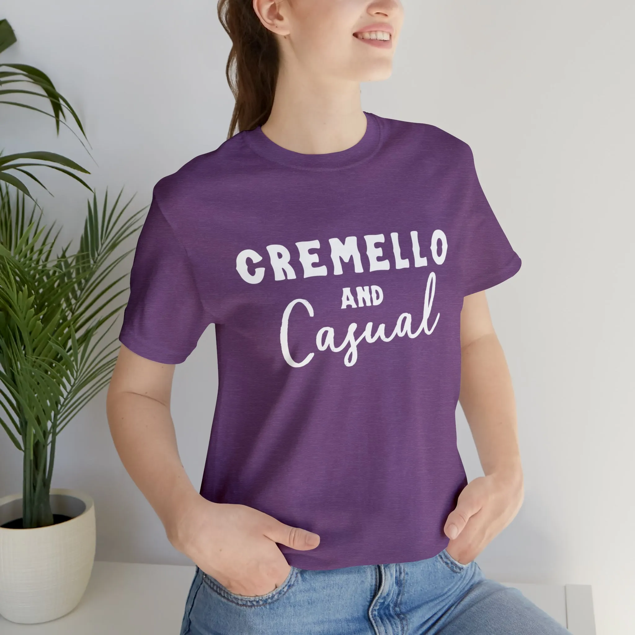 Cremello & Casual Short Sleeve Tee