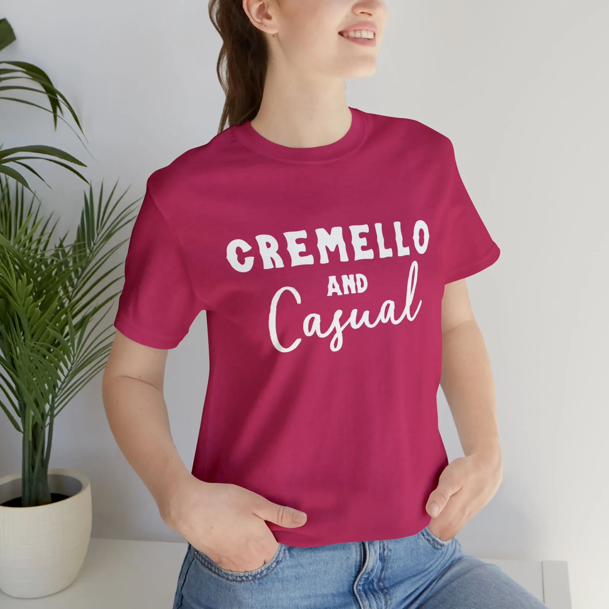 Cremello & Casual Short Sleeve Tee