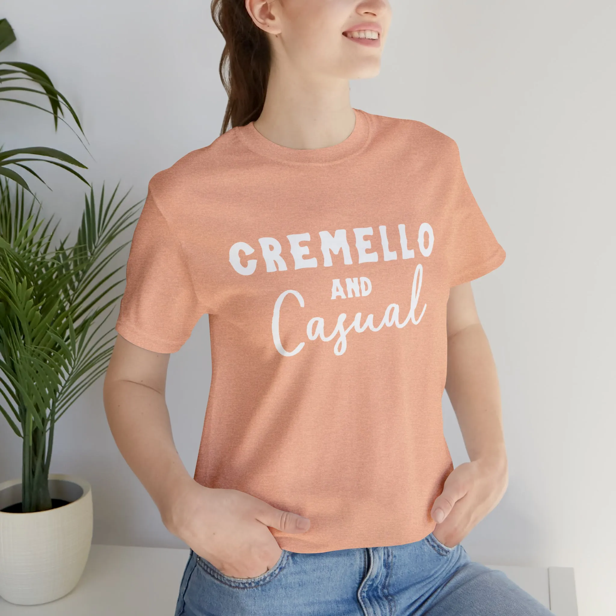 Cremello & Casual Short Sleeve Tee