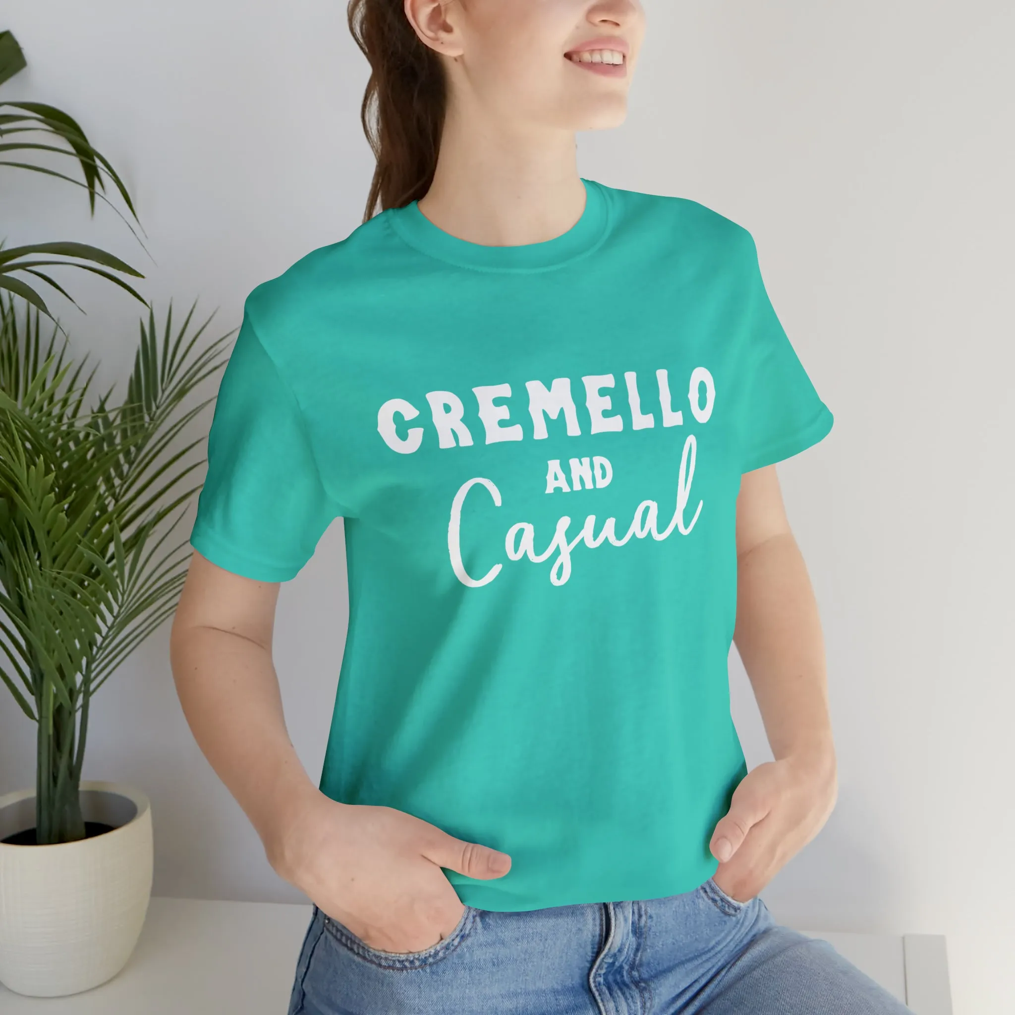 Cremello & Casual Short Sleeve Tee