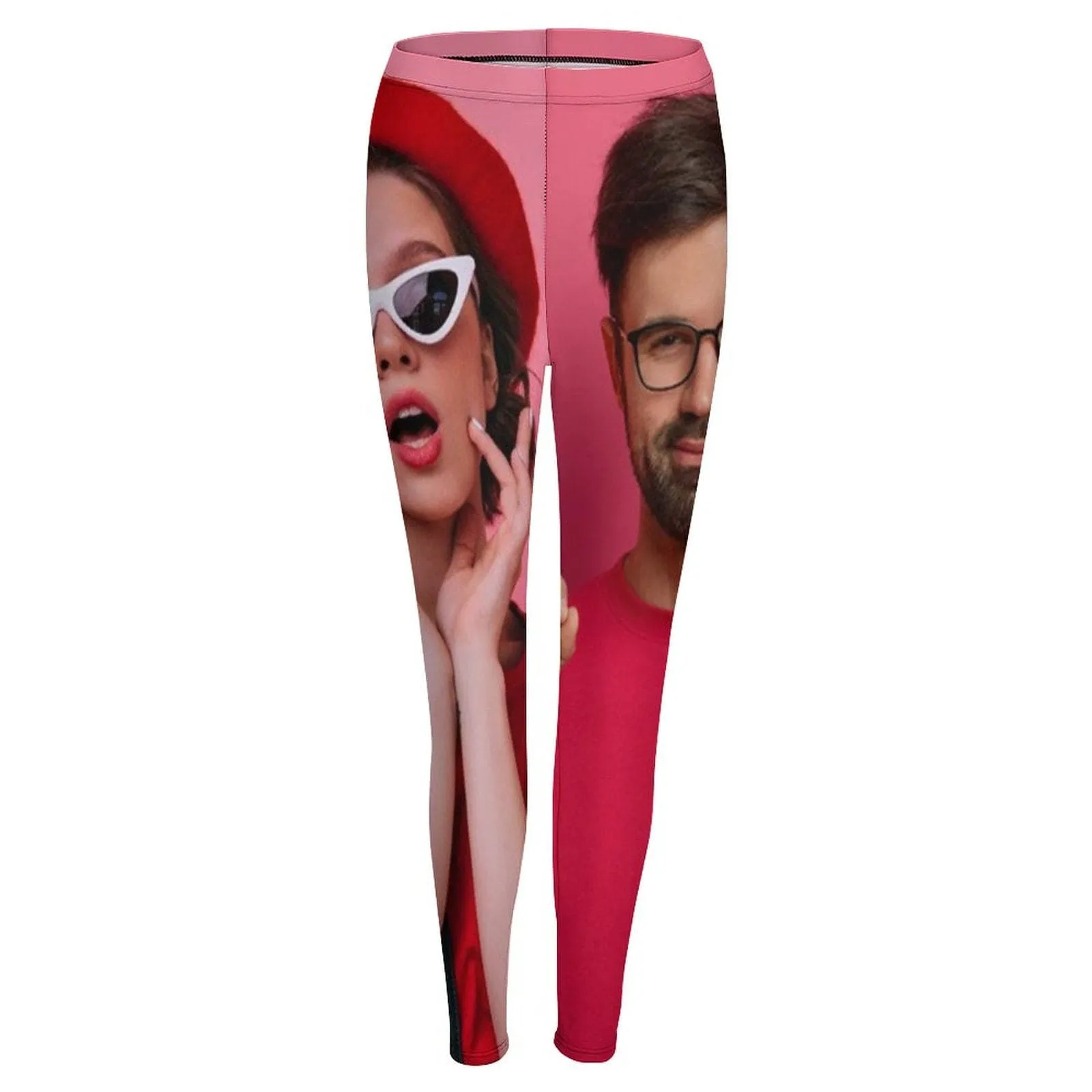 Custom Photo Couple Leggings Design Your Own Leggings