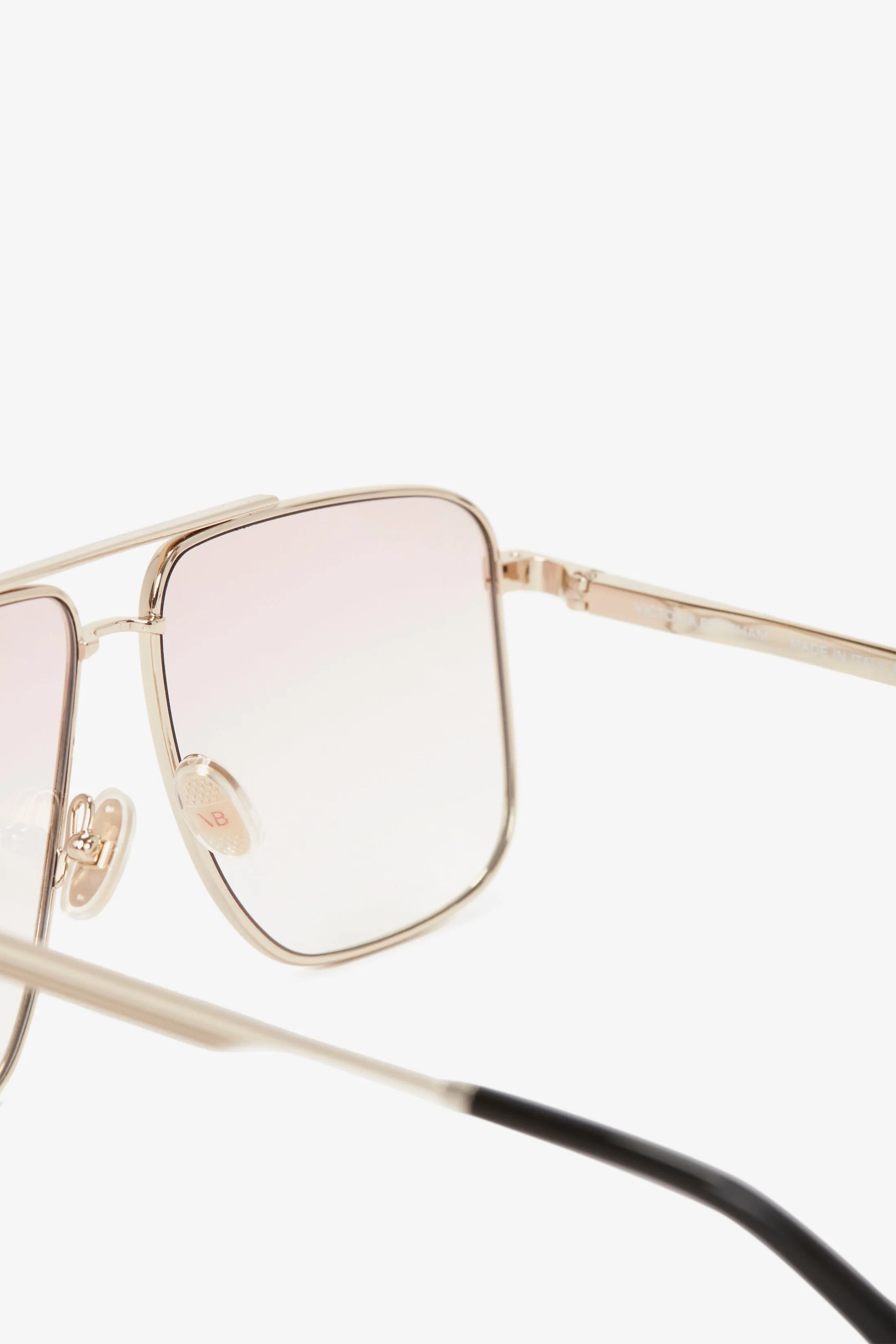 Double Bridge V-Line Navigator In Gold-Blush