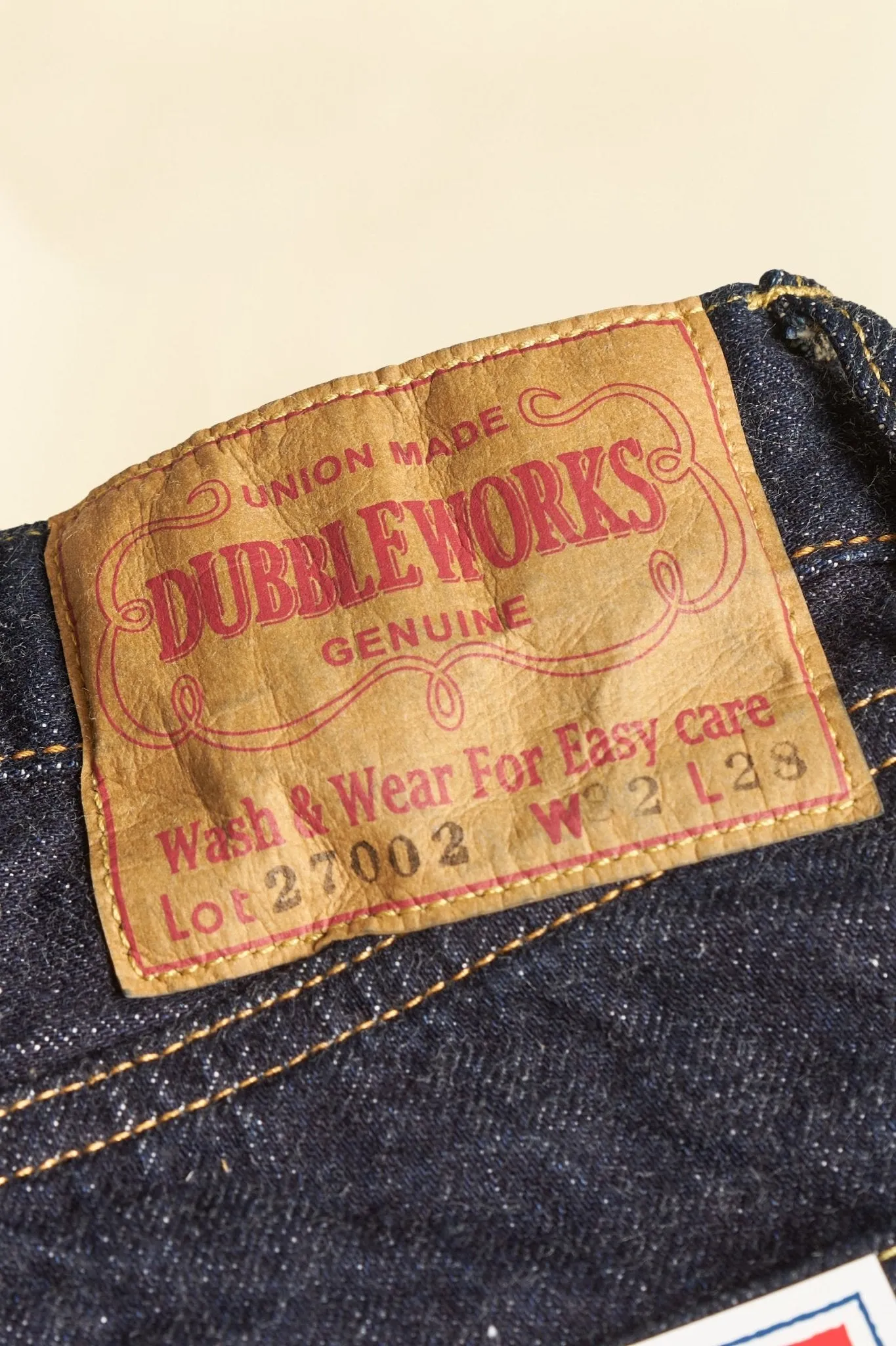 Dubble Works Lot 27002 Baggy Selvedge Denim