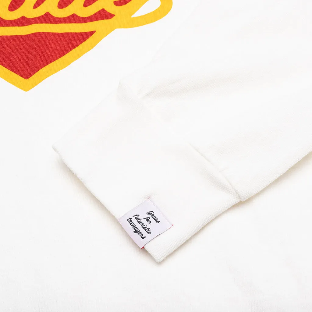 Graphic L/S T-Shirt #4 - White