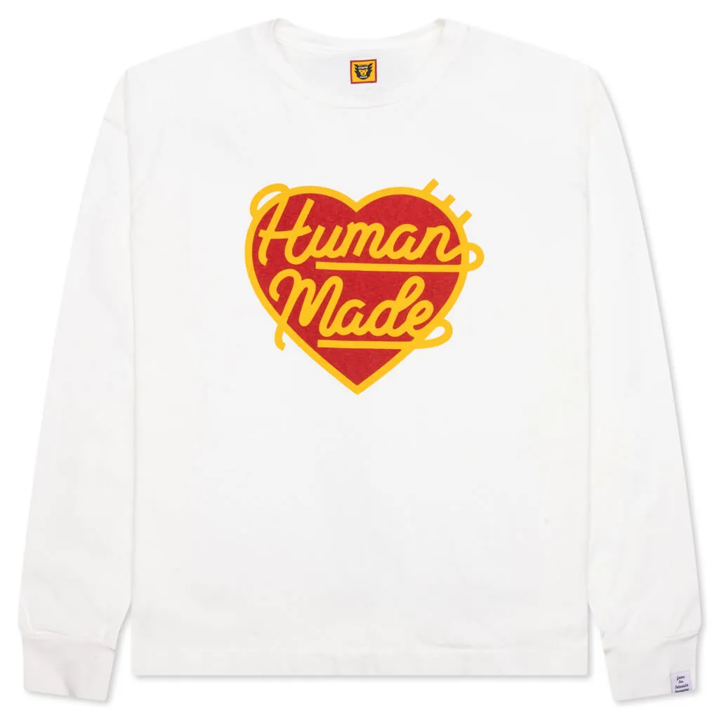 Graphic L/S T-Shirt #4 - White