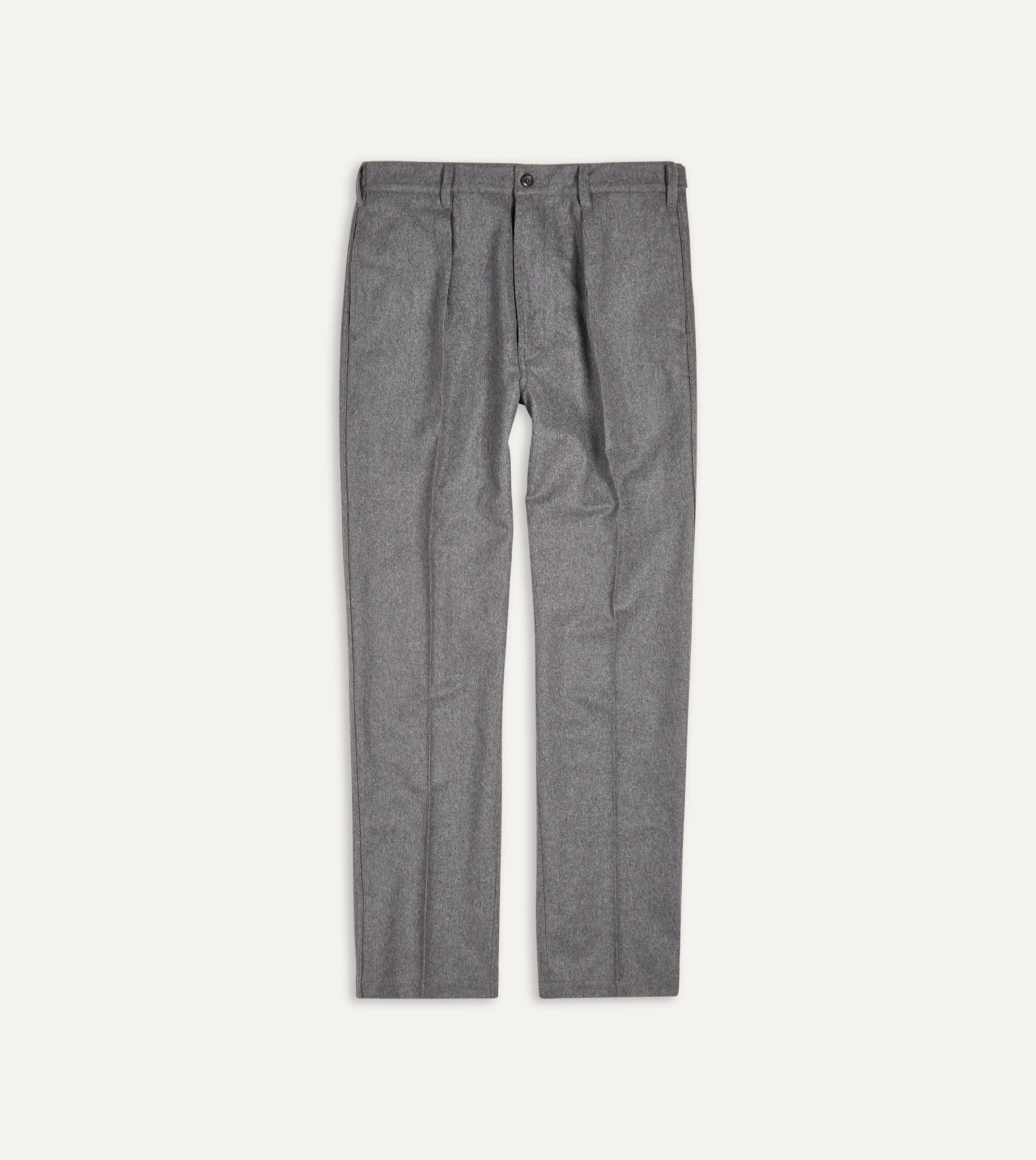 Grey Merino Wool Games Trouser