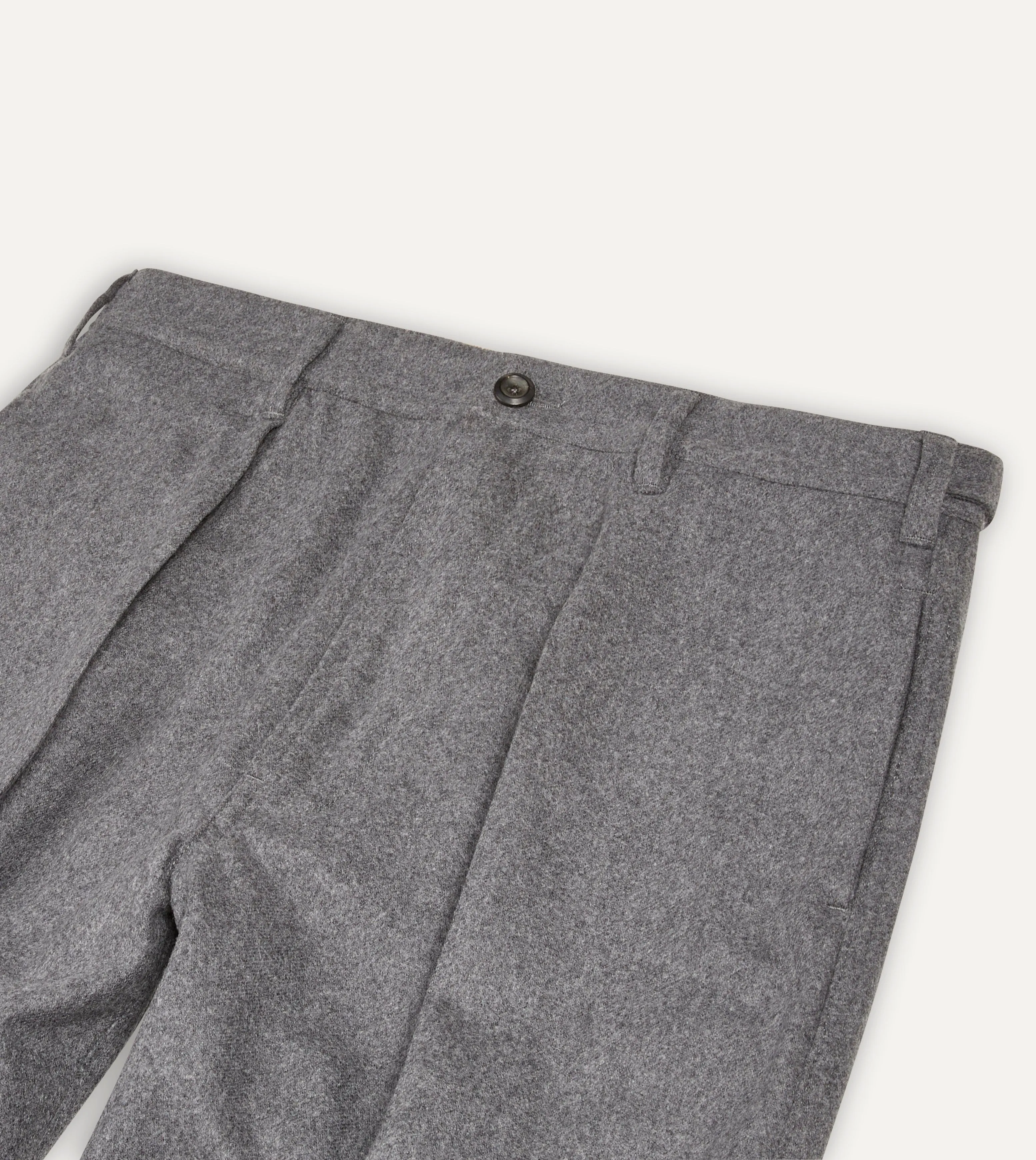 Grey Merino Wool Games Trouser