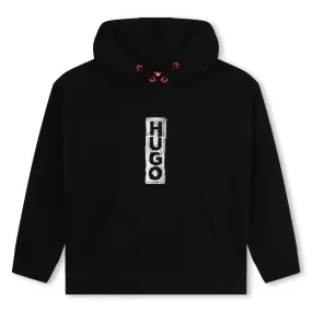 HUGO Boys Black Sweatshirt_G25156-09B