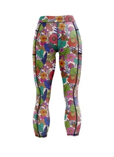 I'll bring you flowers capri leggings