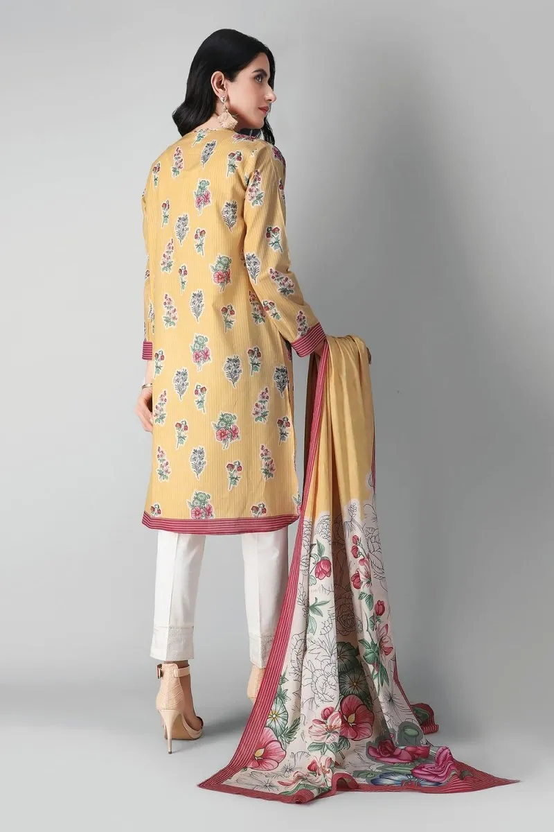 Khaadi Lawn 3 PC Suit KHA05