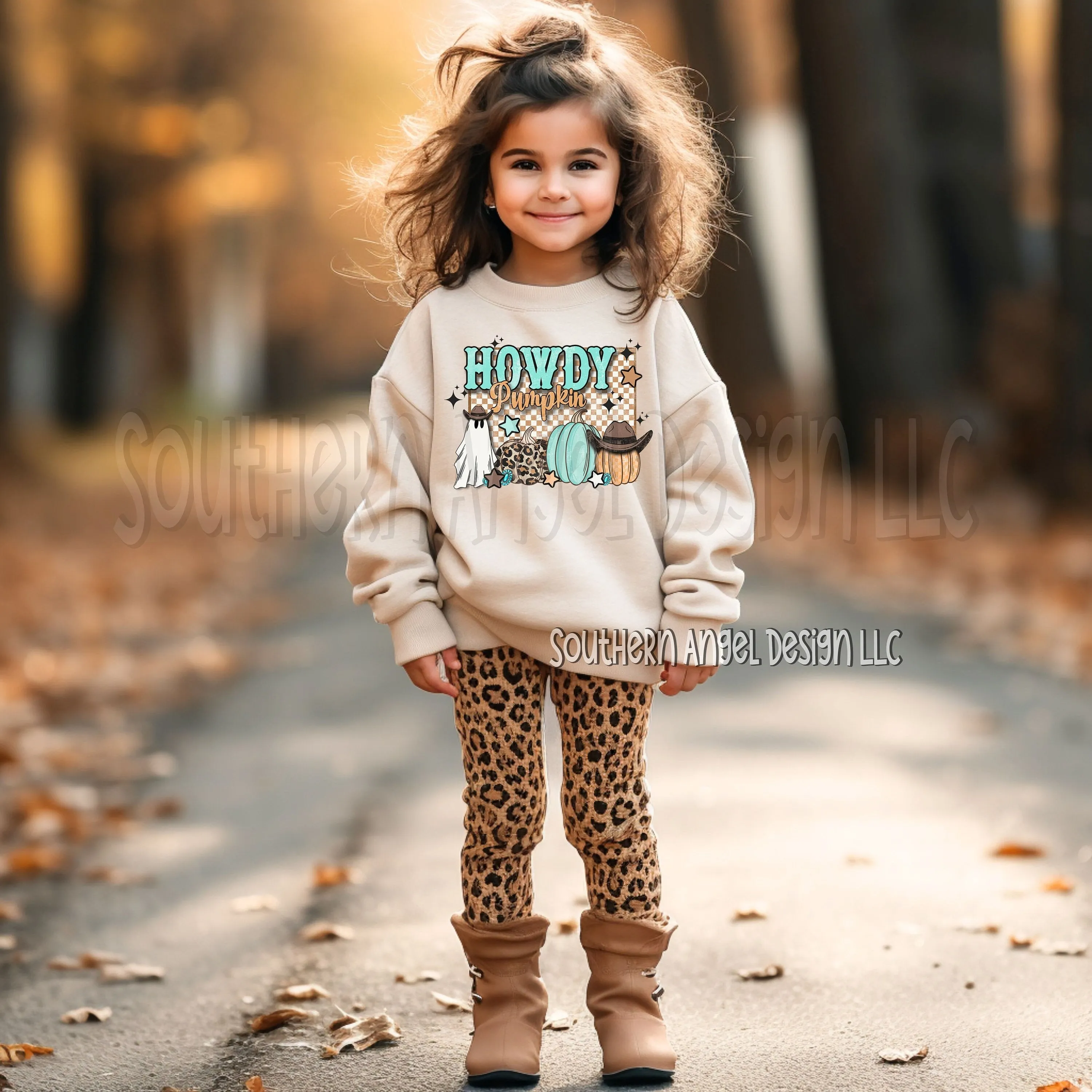 Kids Howdy Fall sweatshirt