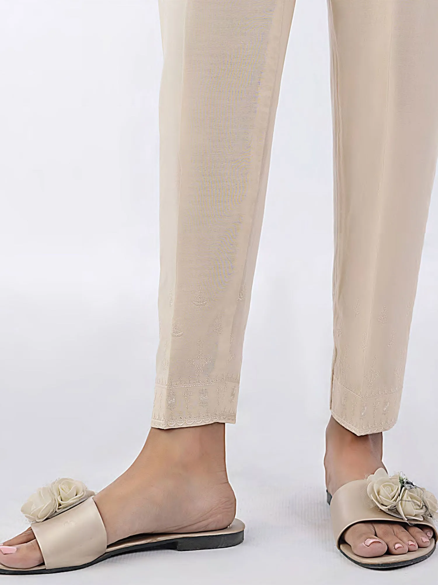 Lakhany Beige Cambric Trouser (3276-BGE)