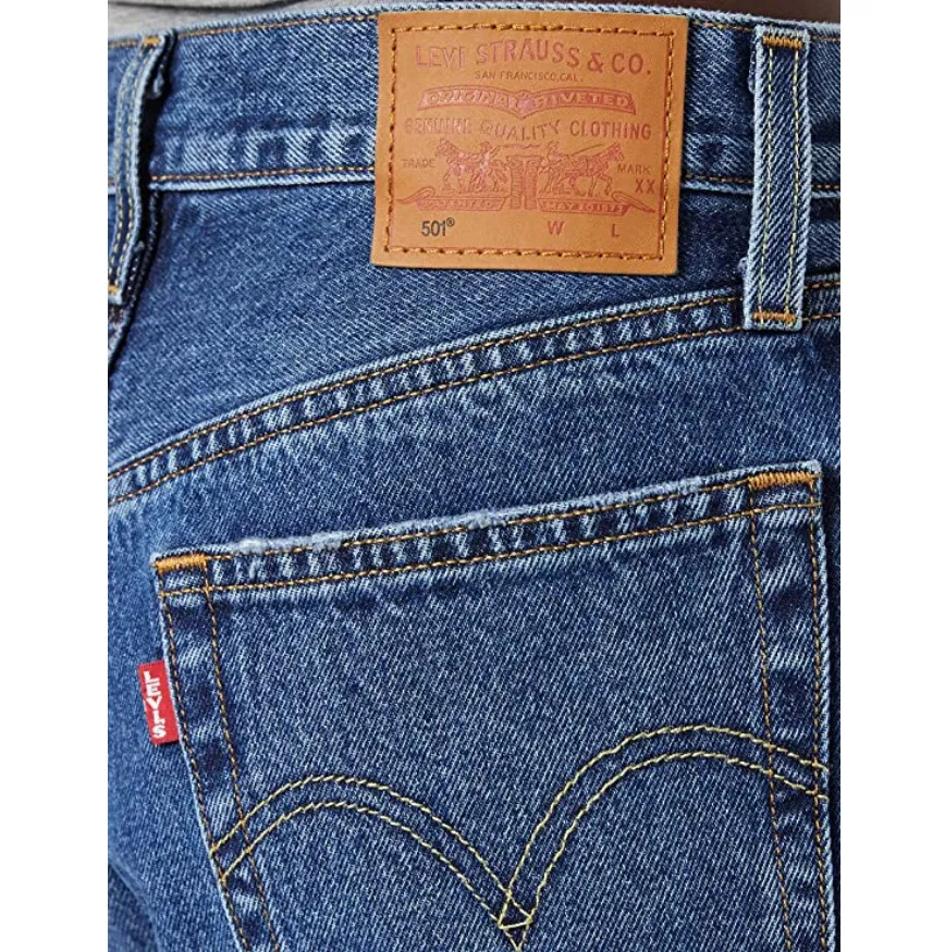 Levi's Jeans Cropped 501 362000224 blue