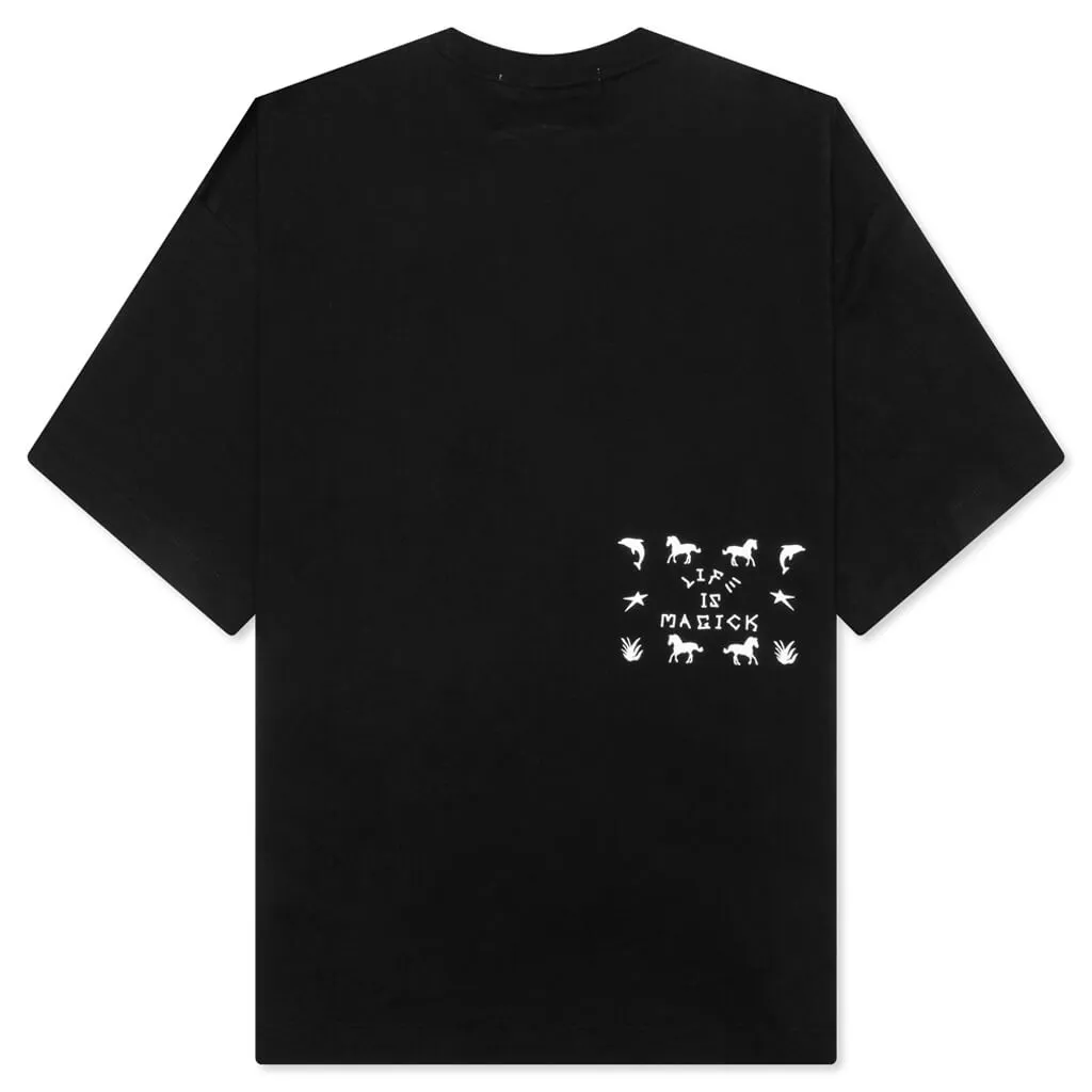 Life Is Magick Tee - Black