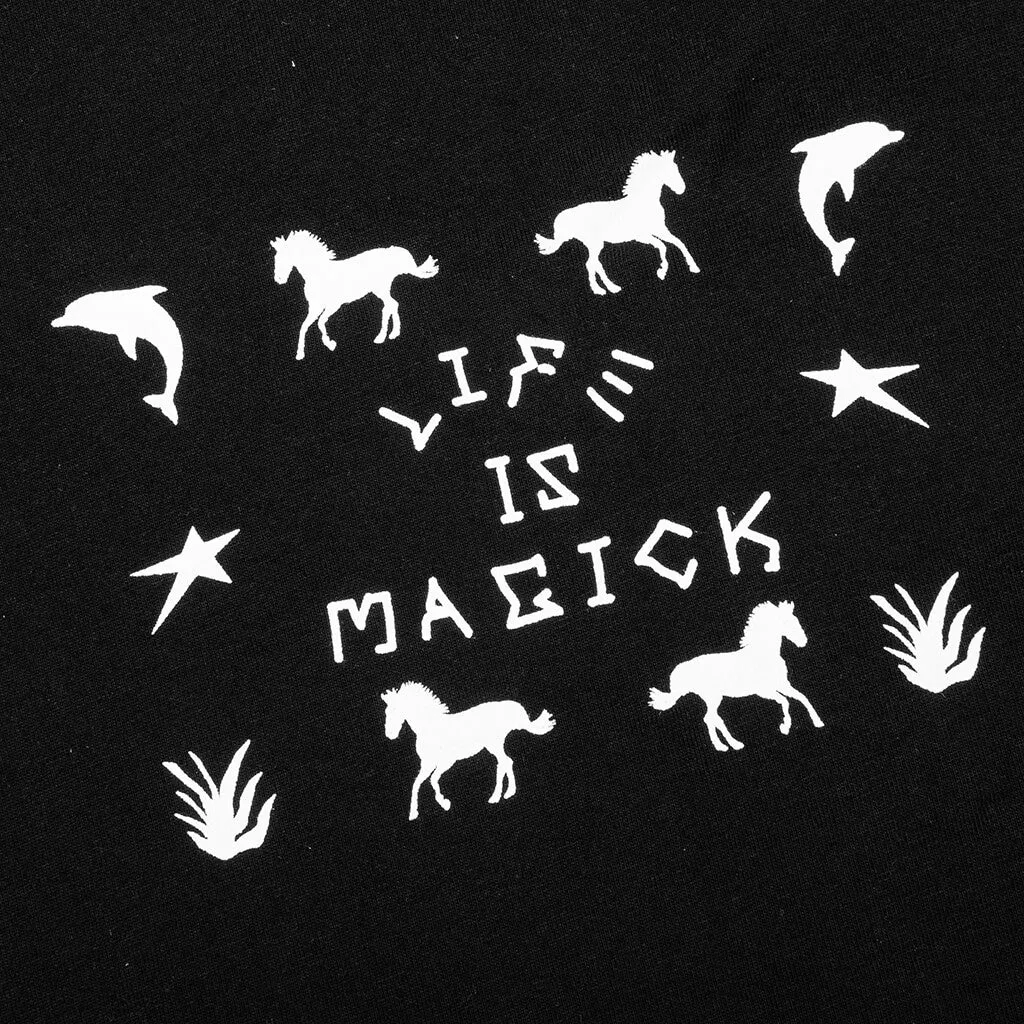 Life Is Magick Tee - Black