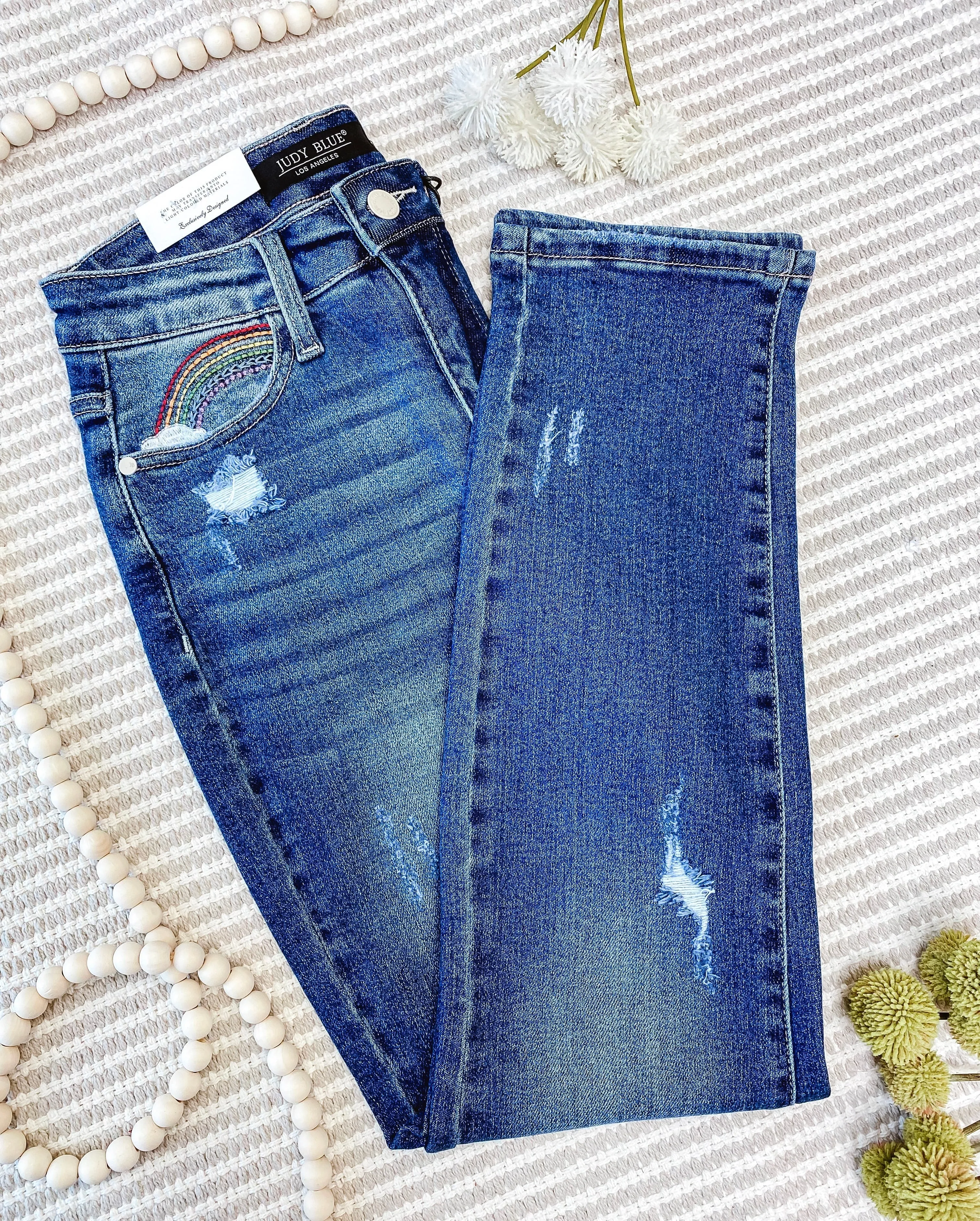 #M917 Rainbow Of Iris Judy Blue Jeans*