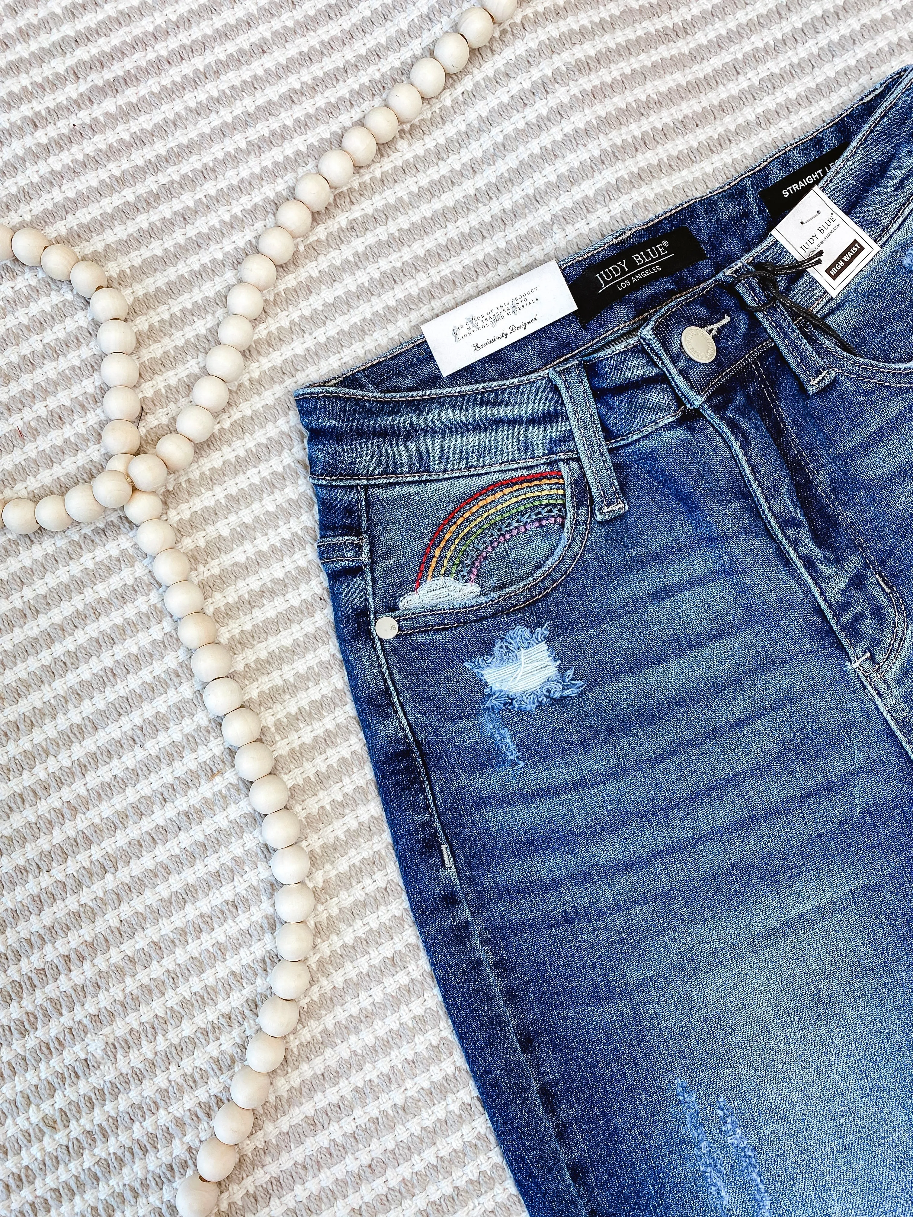 #M917 Rainbow Of Iris Judy Blue Jeans*