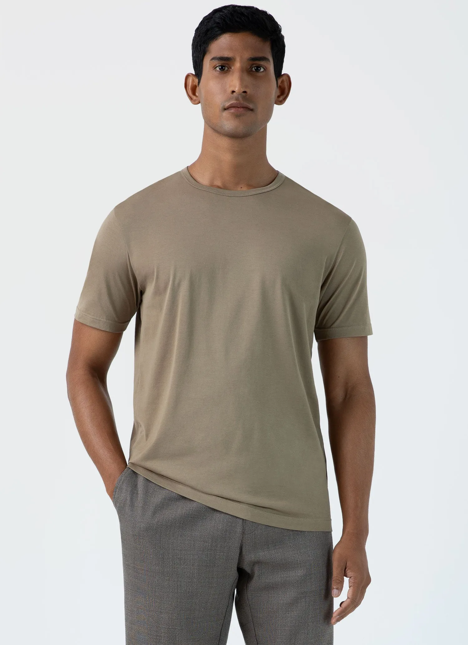 Men's Classic T-shirt in Dark Stone