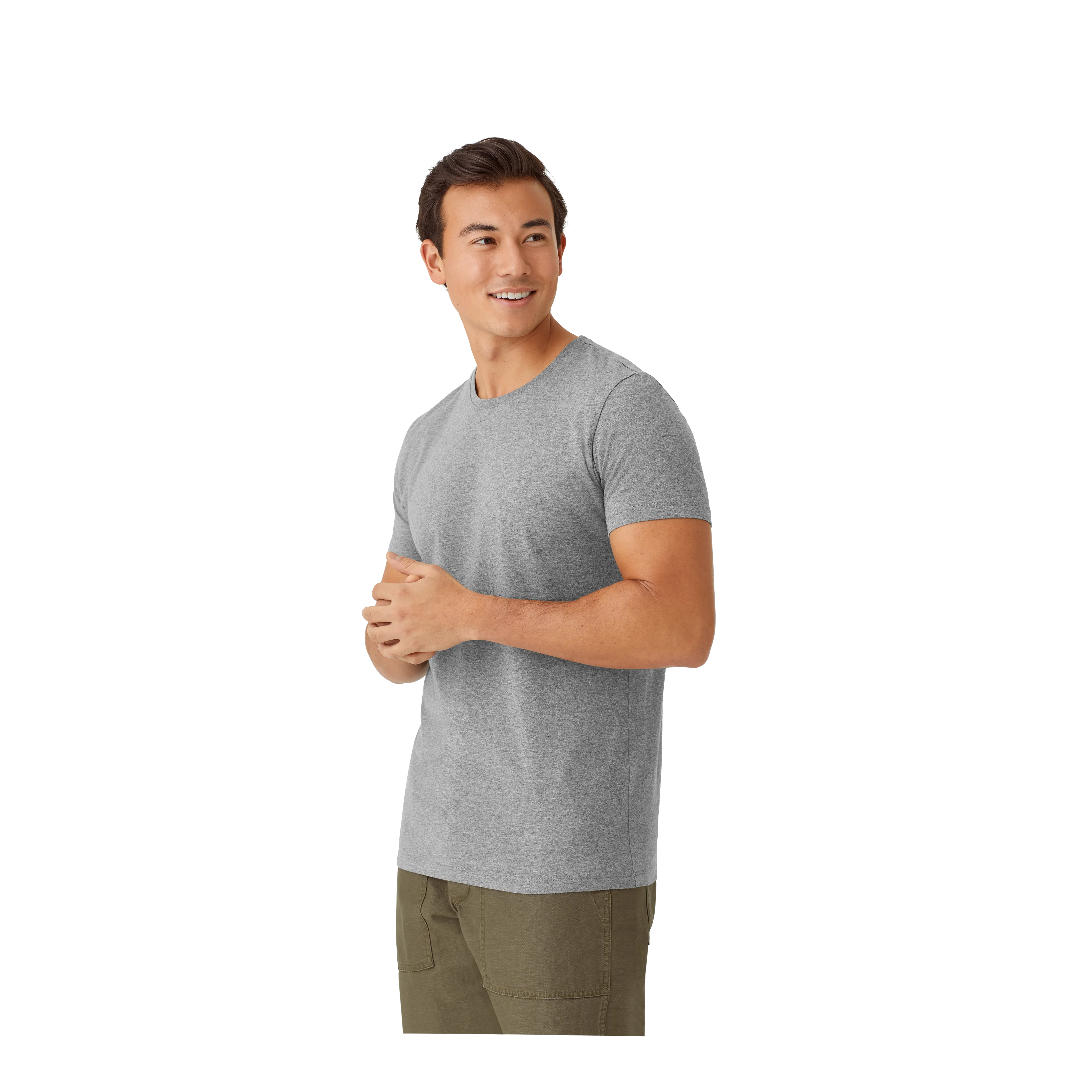 Men's Pima Cotton Crew Neck T-Shirt 3-Pack