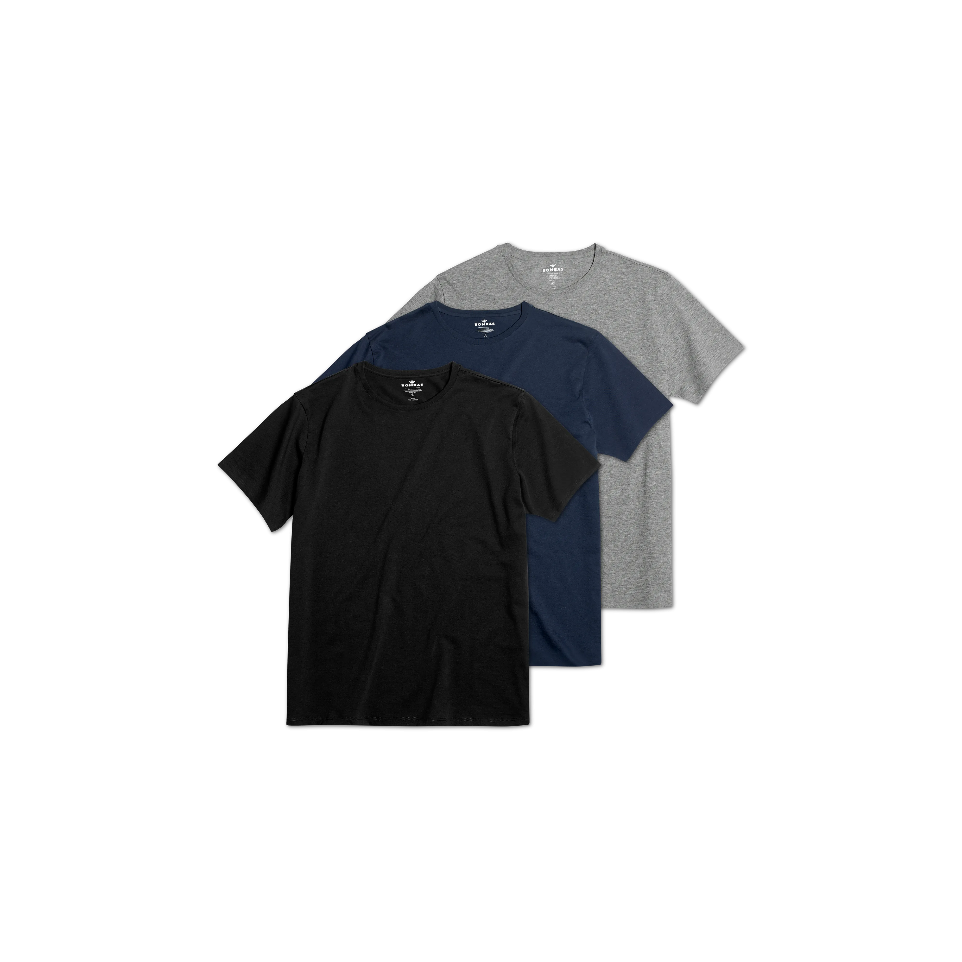 Men's Pima Cotton Crew Neck T-Shirt 3-Pack