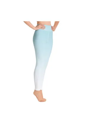 Misty Blue Yoga Leggings