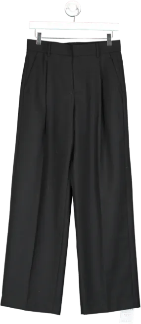 MO&Co. Black Wide Leg Trousers UK 10