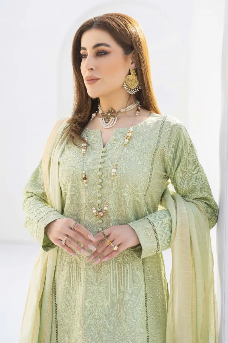 Munira Lawn 3 Piece Pakistani Suit MUN541