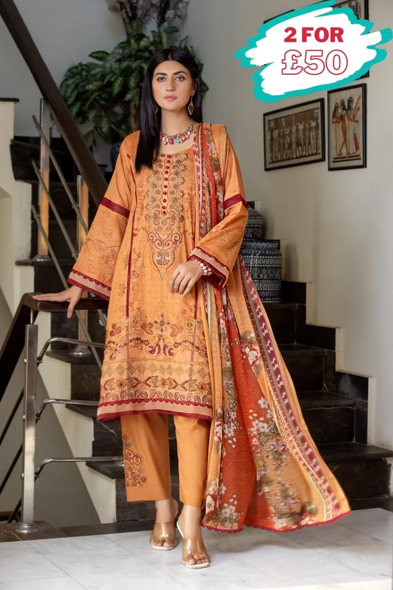 Munira Lawn 3 Piece Suit MUN494