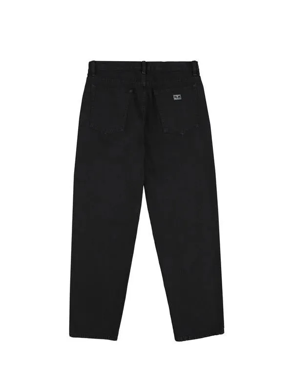 Obey BENDER 90'S DENIM trousers 142010050 dusty black