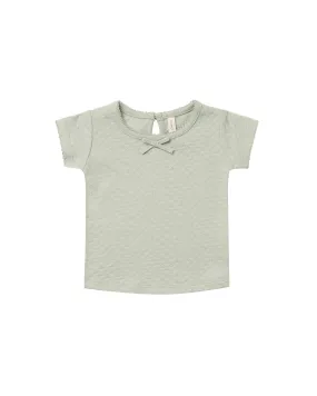 Pointelle Tee – Mint