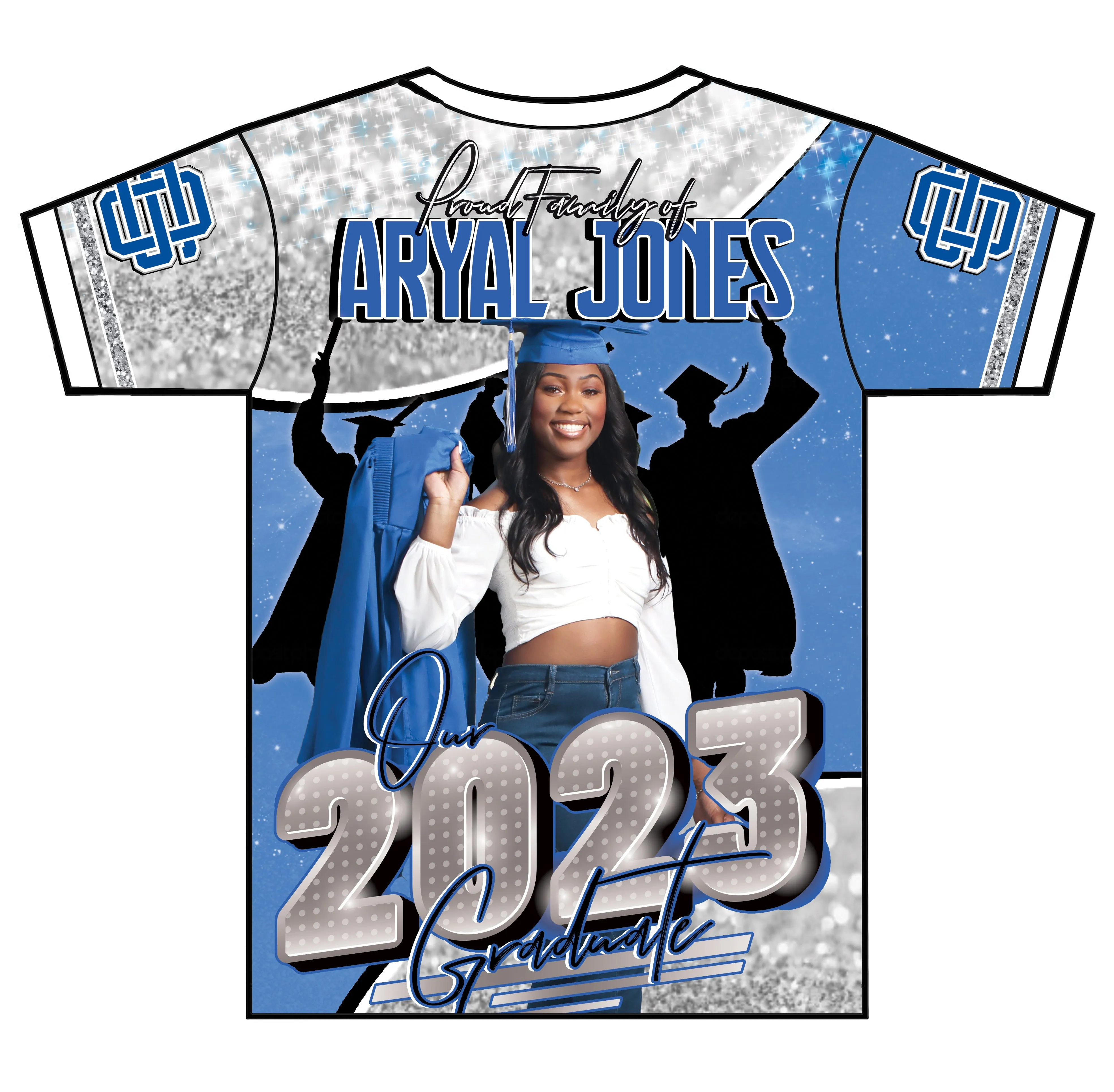 "Aryal" Custom Designed Graduation 3D shirt