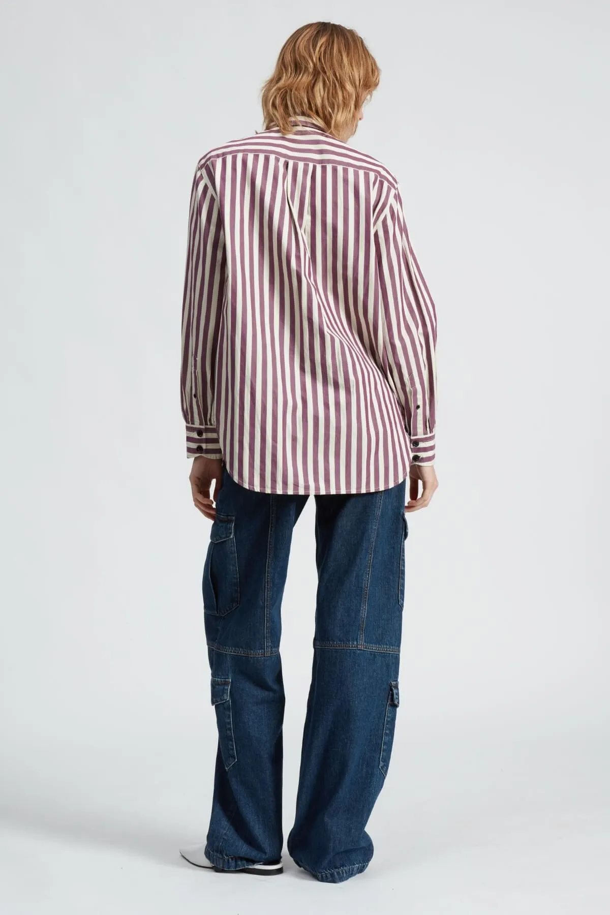 Rag & Bone Maxine Shirt - Purple Stripe