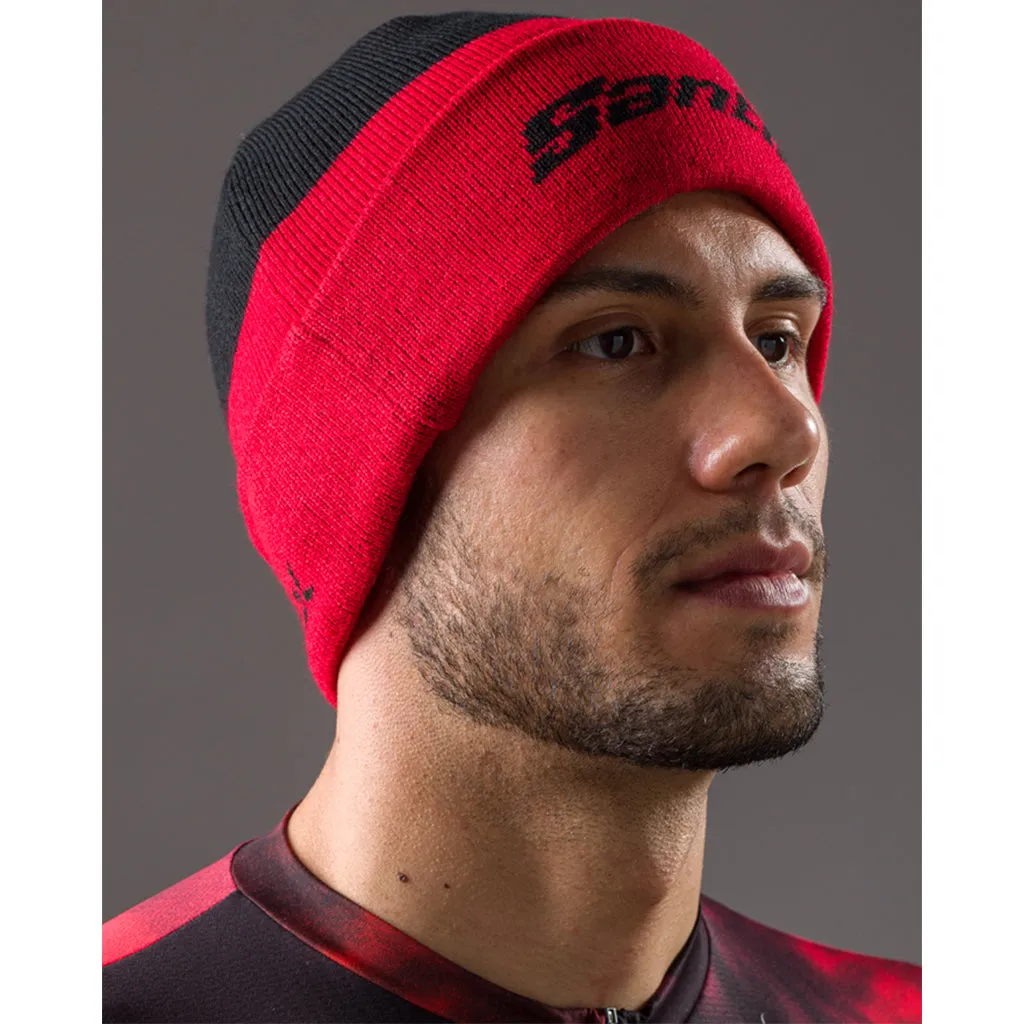 Santini TDF Paris Roubaix Wool Cap - Black